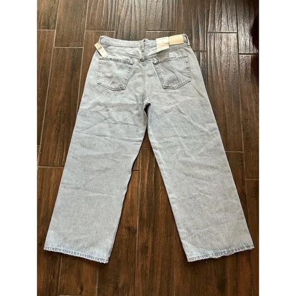 NWT Citizens Of Humanity Low Rise Baggy Crop Color Cascade Womens Jeans Sz 30