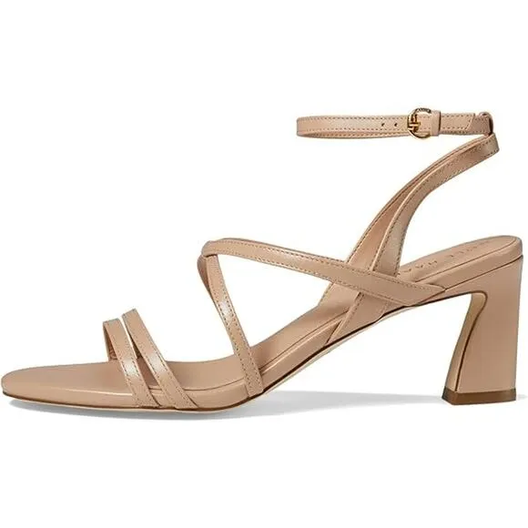 NWT Cole Haan Women's Addie Strappy Sandals Heeled, Brush Leather-Size 10
