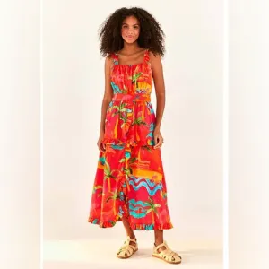 NWT Farm Rio Ipanema Midi Dress