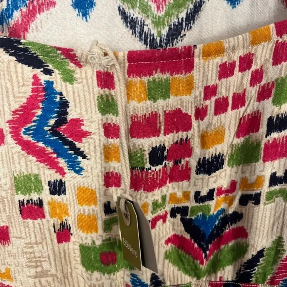 NWT FatFace Carmen Natural Trail Marks Maxi Dress size 14 reg
