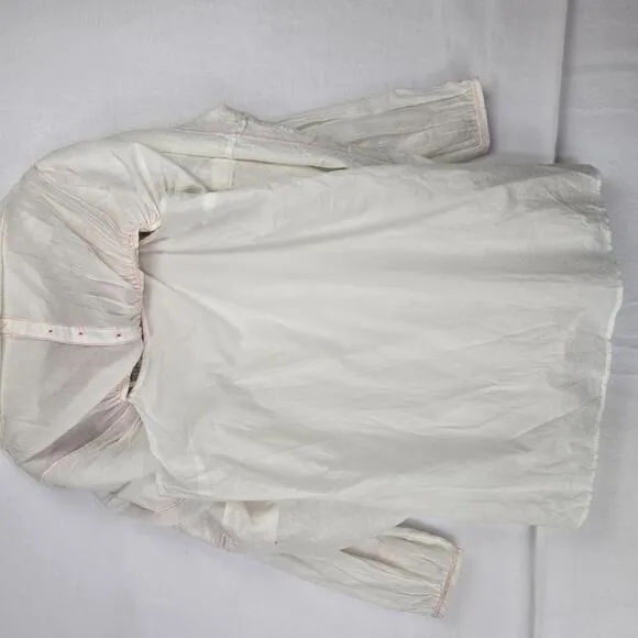 NWT Free People Anna Marie Shirt Dress with Slip Boho Embroidered Size M