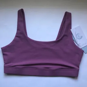 NWT Johnny Was Calme Endurance Scoop Sports Bra In Lavender Sz M