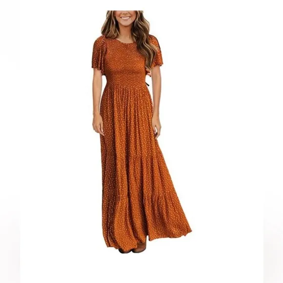 NWT - Kranda Floral Maxi Dress - Size Small
