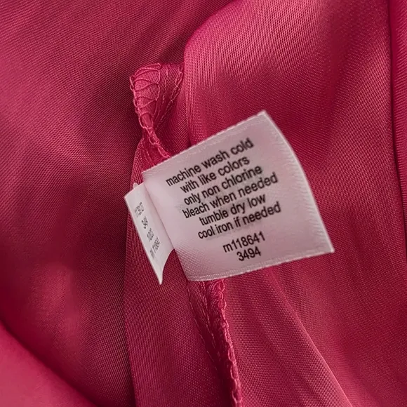 NWT Lane Bryant Silky Pink Midi Dress Flutter Sleeve, Women's Size 18 Plus Size