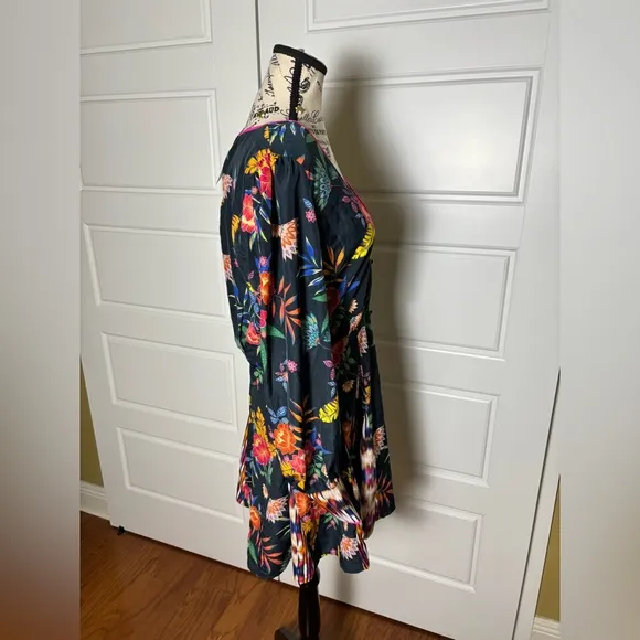 NWT LE SUPERBE Floral Tropical Dress