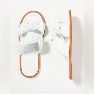 NWT Puffy Double Knot Slide Sandals