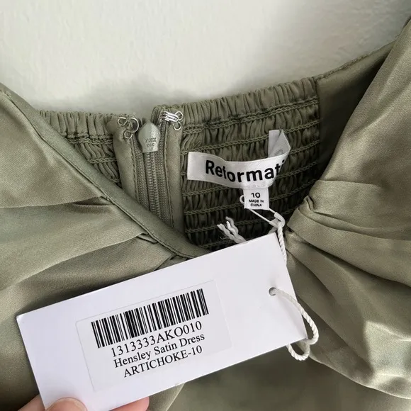 NWT! REFORMATION Hensley Dress Size 10
