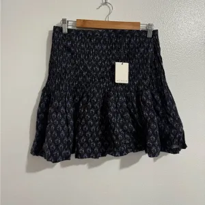 NWT Revolve Acacia Sen mini skirt in Wisteria women Large floral purple pleated