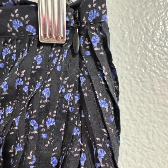 NWT Revolve Acacia Sen mini skirt in Wisteria women Large floral purple pleated