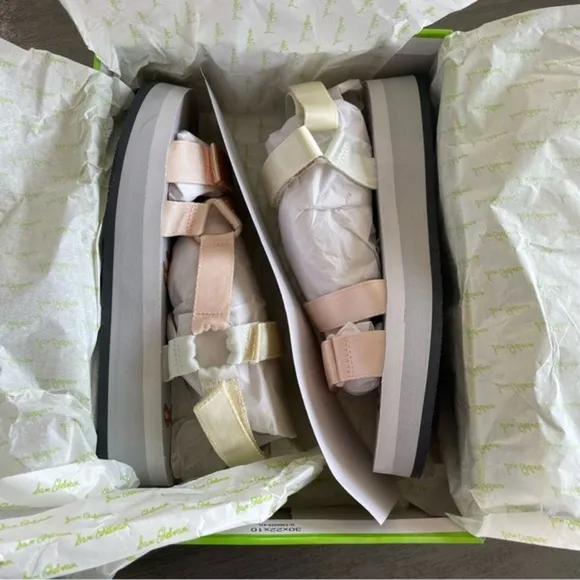 NWT Sam Edelman Pastel Pink Platform Mariace Sandals