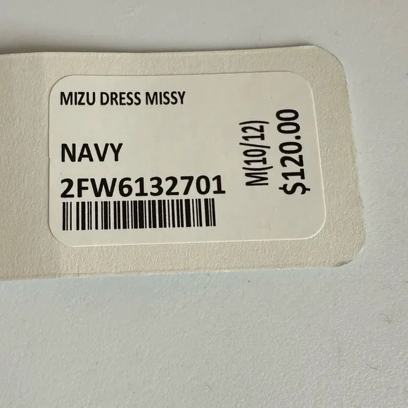 NWT Soft Surroundings Mizu Missy Navy V-Neck A-Line Maxi Dress Women's Size M
