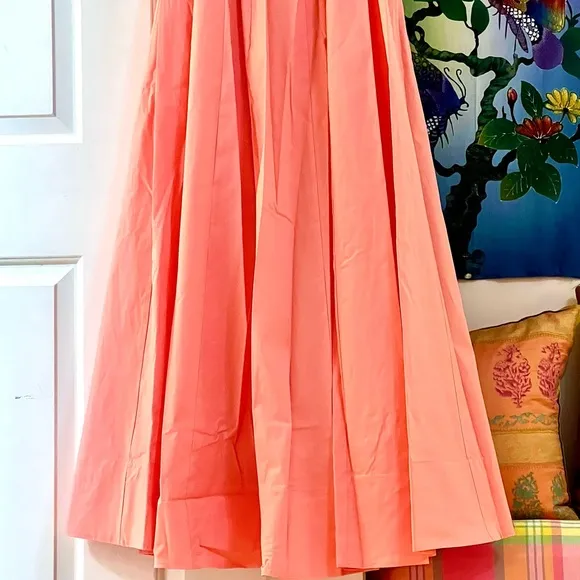 NWT Staud Wells Maxi Dress Grapefruit