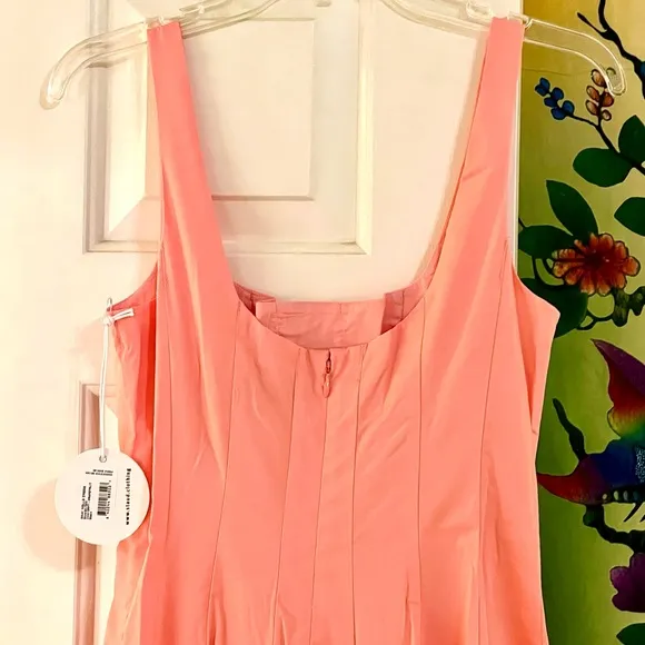 NWT Staud Wells Maxi Dress Grapefruit