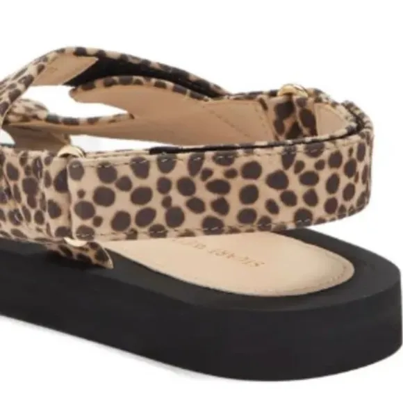 NWT Stuart Weitzman  Vail Sports Sandal MIH Mini Cheetah Suede Womens sandals
