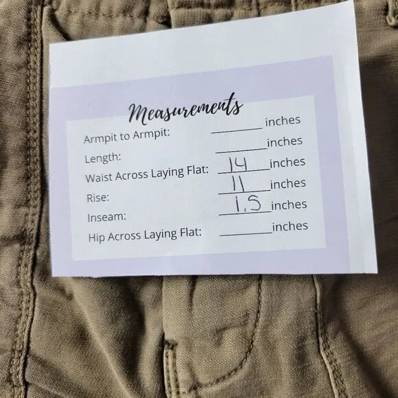 NWT Free People Cutoff Jean Shorts. Tan 4#012