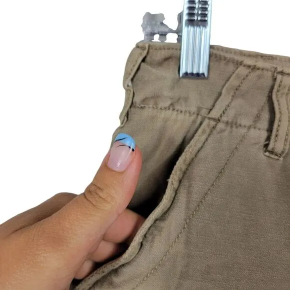 NWT Free People Cutoff Jean Shorts. Tan 4#012