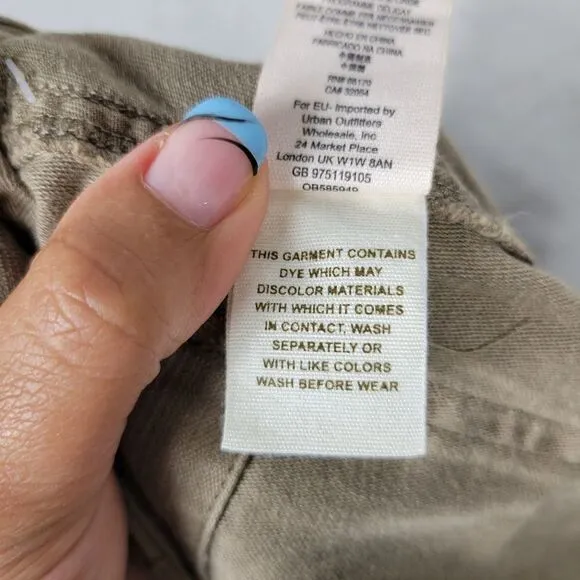 NWT Free People Cutoff Jean Shorts. Tan 4#012