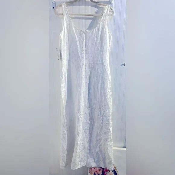 NWT Lauren Ralph Lauren Shelter Island Linen Dress Size 12