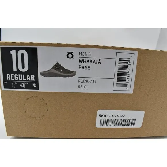 Oboz Mens Size 10 Whakata Ease Rockfall Slip On Hiking Sandals Shoes