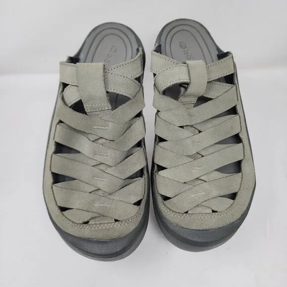 Oboz Slides Sandals Mens 13 Green Olive Whakata Town Sandbox Sport Slip On Shoes