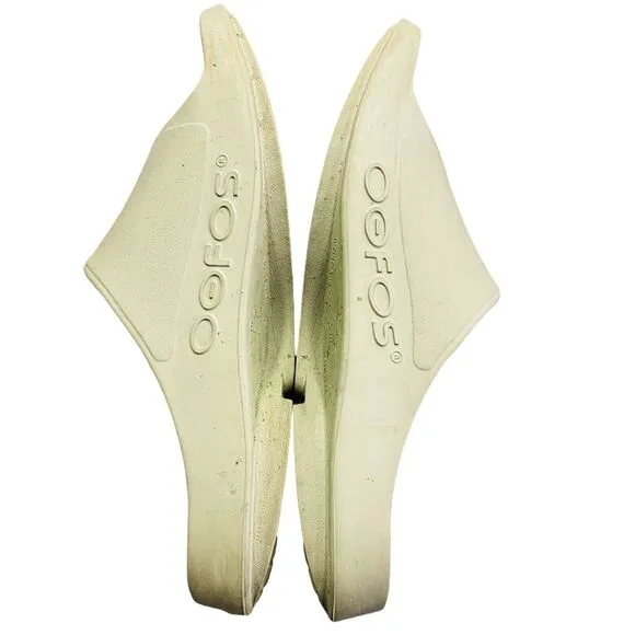 OOFOS OOahh Slip On Slide Sandals Mens 8 Women’s 10 Green