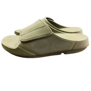 OOFOS OOahh Slip On Slide Sandals Mens 8 Women’s 10 Green