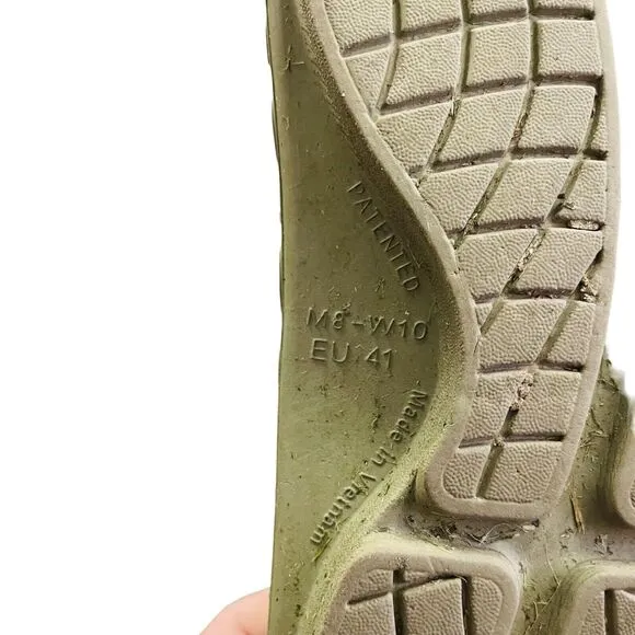 OOFOS OOahh Slip On Slide Sandals Mens 8 Women’s 10 Green