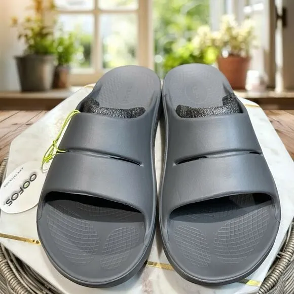 OOFOS OOahh Recovery Slide Sandal Size 13 Mens 15 Women EU 46