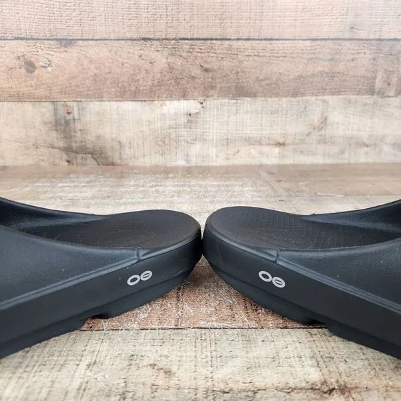 OOfos OOriginal Recovery Slide Men's Size 12 EU 45 Black Comfort Casual Sandals
