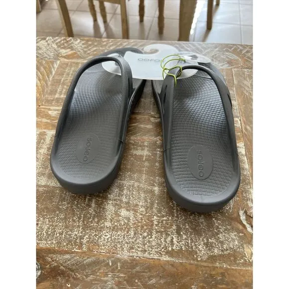 OOFOS OOriginal Unisex Gray #1000 OOFOAM TECHNOLOGY‎ Sandal Mens 10 Women's 12