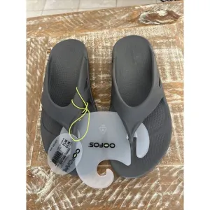 OOFOS OOriginal Unisex Gray #1000 OOFOAM TECHNOLOGY‎ Sandal Mens 10 Women's 12