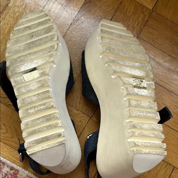 Opening Ceremony Jean Platform Sandals