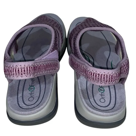 Orthofeet Lyra Stretchable Toe-Post Knit Cushioned Comfort Sandals Size 8.5 D