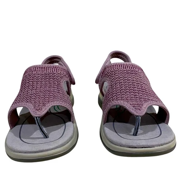 Orthofeet Lyra Stretchable Toe-Post Knit Cushioned Comfort Sandals Size 8.5 D