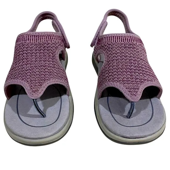 Orthofeet Lyra Stretchable Toe-Post Knit Cushioned Comfort Sandals Size 8.5 D