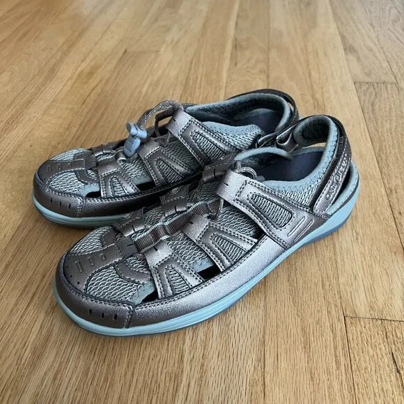 Orthofeet Verona Ergonomic Arch Support Comfort Sandals Women's Size 8EE X-Wide