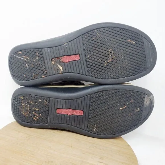 Orthofeet Sandals Womens 10.5 D WIDE Venice Brown Straps Comfort Walking Shoes