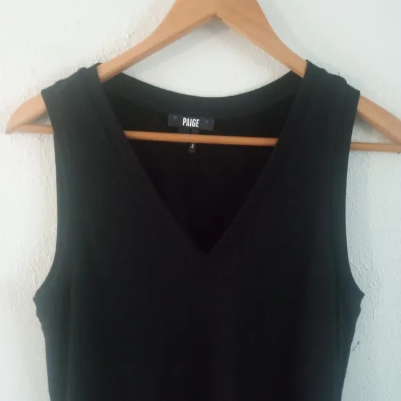 PAIGE Midi Tank Dress In Black | S