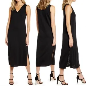 PAIGE Midi Tank Dress In Black | S