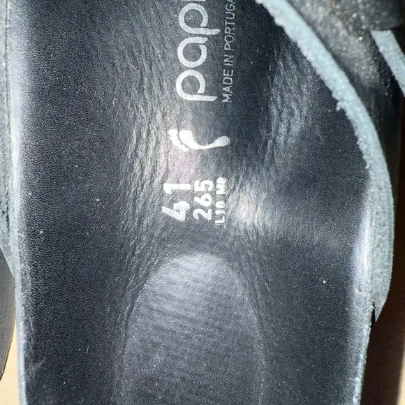 Papillio Birkenstock Black Arizona Platform Sandals - 41/10