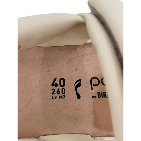 Papillio Birkenstock Womens Beige Platform Sandals Size 40 EU L9 M7 Portugal