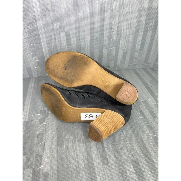 Paul Green Bali Bootie Sandals Black Size 7.5 Lace Up Leather