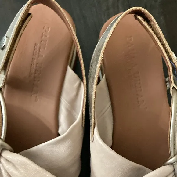 PAULA URBAN WEDGE  LEATHER SANDALS made in Spain  2-416  WOMENS