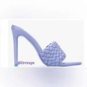 PERIWINKLE COMFORT STYLISH SANDALS 3” HEEL CAPE ROBBIN