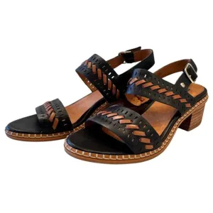 Pikolinos Blane Leather Woven Heel Sandals Size 38 NWOB $180 US 7.5-8