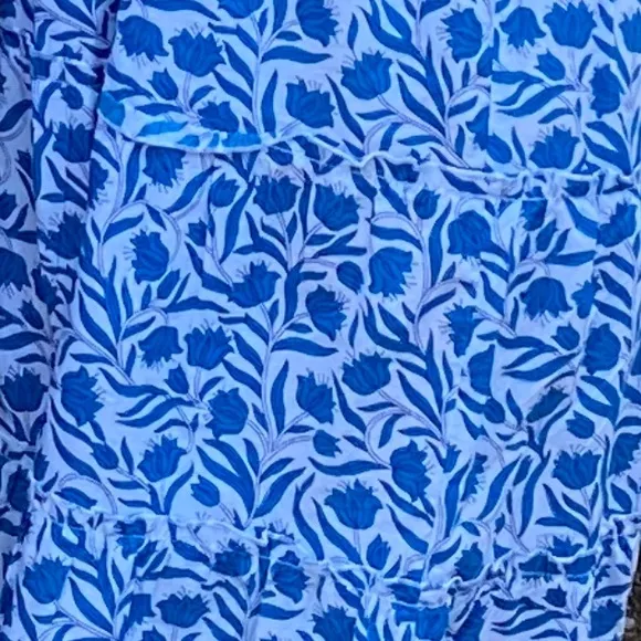 Pink City Prints Rah Rah Skirt Azure TulipSize XS/S