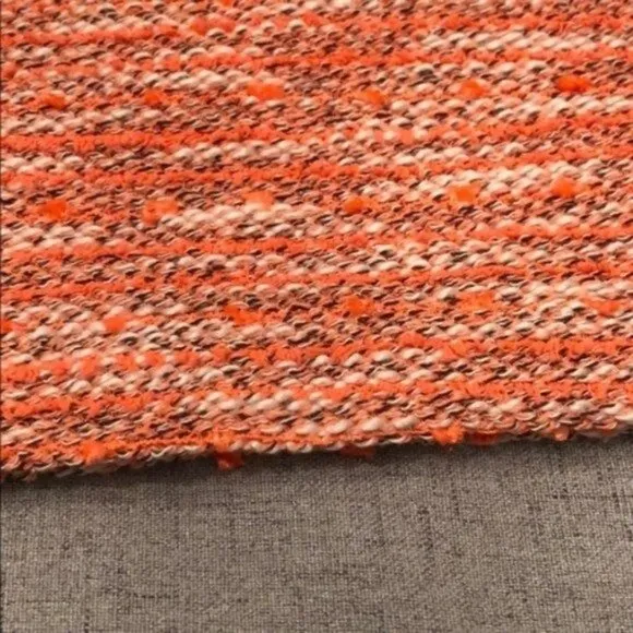 Piperlime Orange Tweed Short Sleeve Mini Sheath Dress Small Nwt