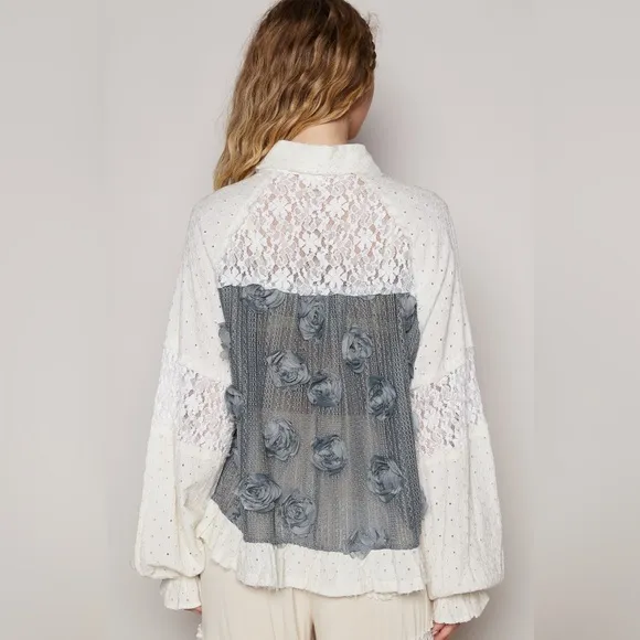POL “LoveSpell Jacket” | Charcoal/Cream
