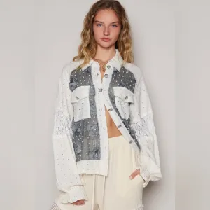 POL “LoveSpell Jacket” | Charcoal/Cream