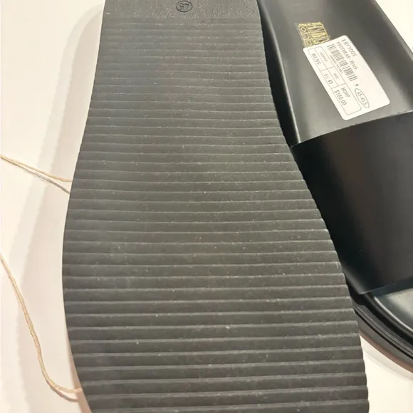 POLISH LEATHER SLIDES 8 BY YOOX Sandals
